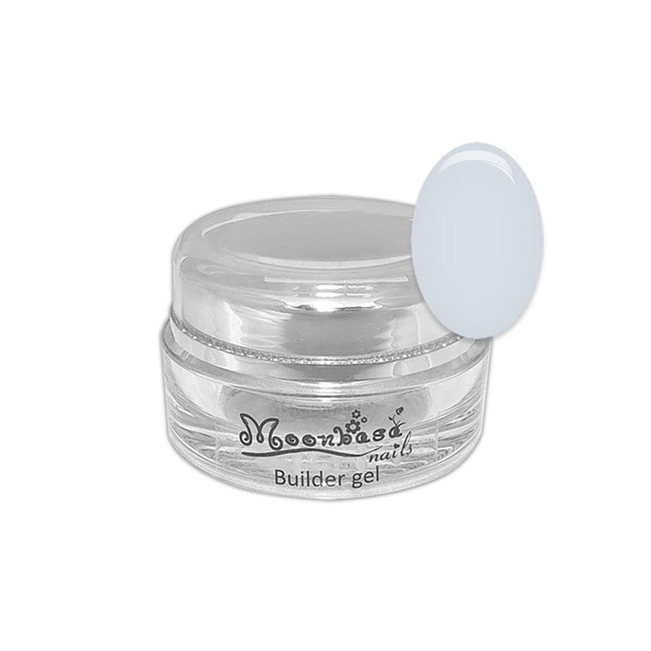 Gel UV pentru constructie MoonbasaNails, 15g, 013, Alb francez