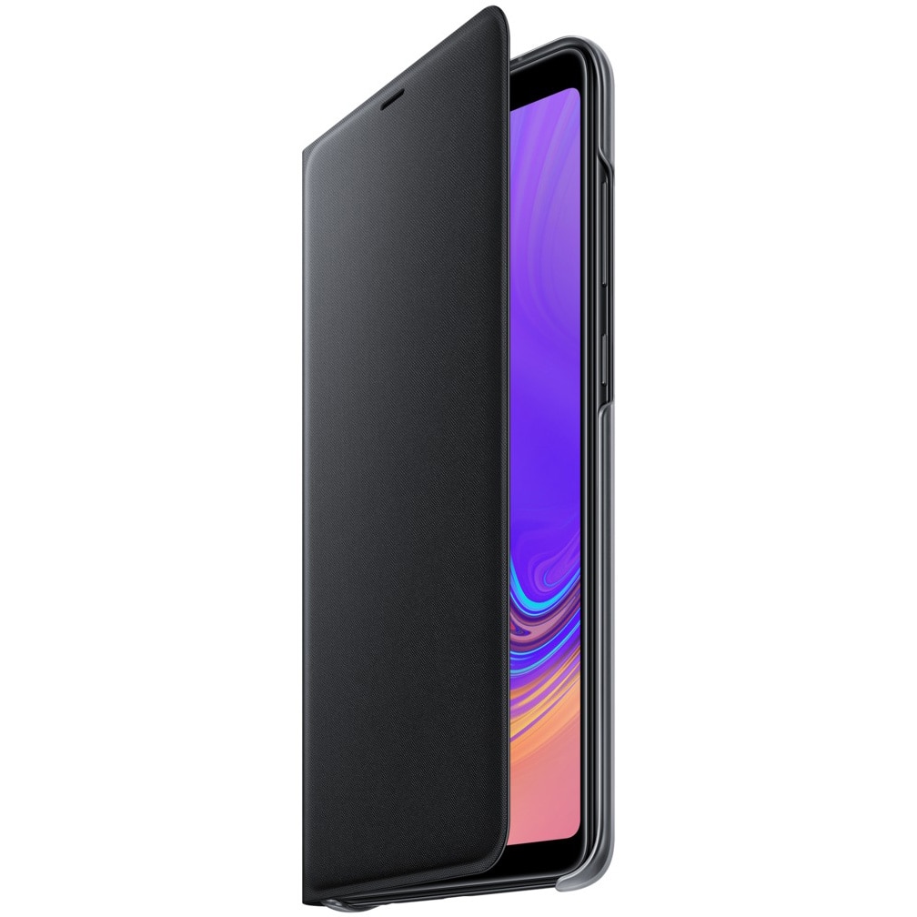 Husa de protectie Samsung Wallet pentru Galaxy A9 (2018), Black