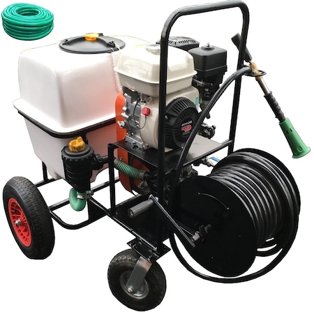 Atomizor profesional,mototostropitoare,masina de stropit BSR DVS 100 pompa presiune cu 3 membrane, furun alimentare apa