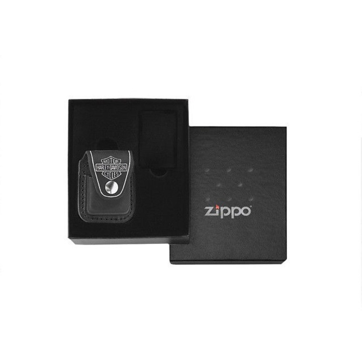 Set cutie cadou Harley Davidson-port bricheta inclus + spatiu bricheta