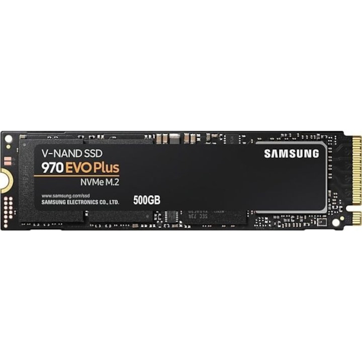 Samsung 970 EVO Plus SSD Meghajtó, 500GB, NVMe, M.2.