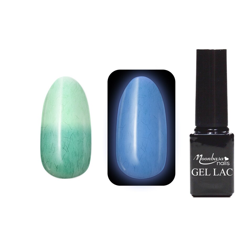 Oja semipermanenta 3 in 1 Gel Fur Effect, MoonbasaNails, Corallgreen No 494, 5 ml