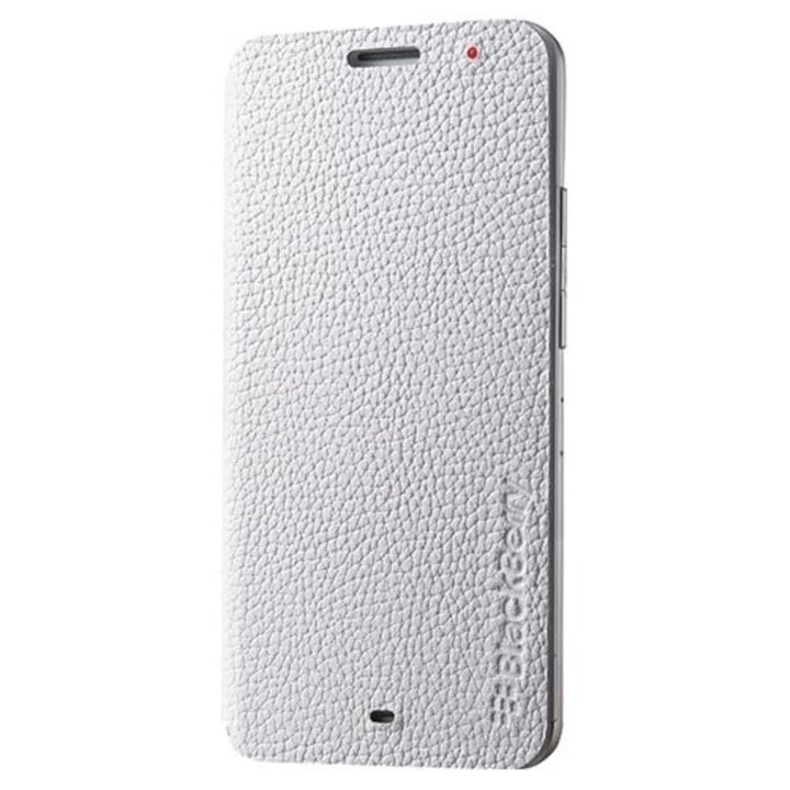 Кейс BlackBerry Leather Flip Case ACC-57201-002 за Blackberry Z30, Кожа, Бял