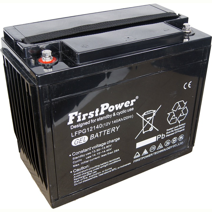 Acumulator stationar LFPG12140 12V 140Ah Deep Cycle cu GEL