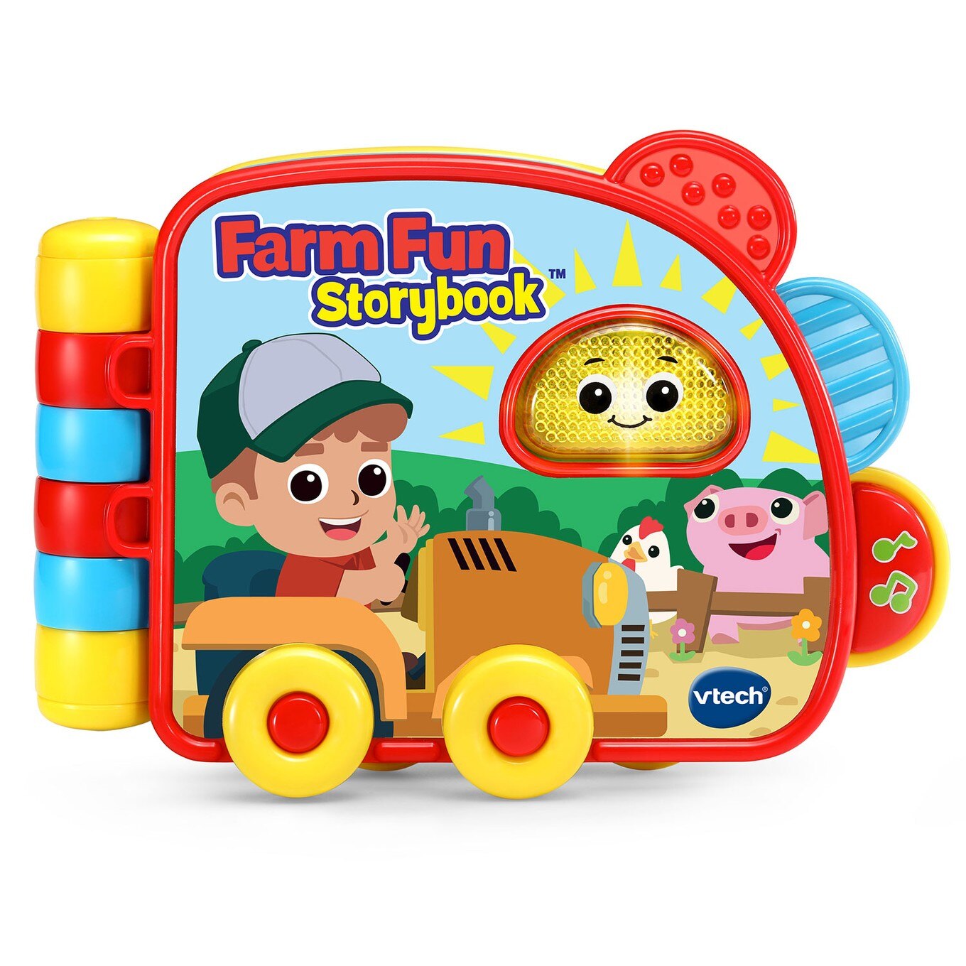 Cartea copilului cu sunet si lumina Ferma VTecn Multicolor