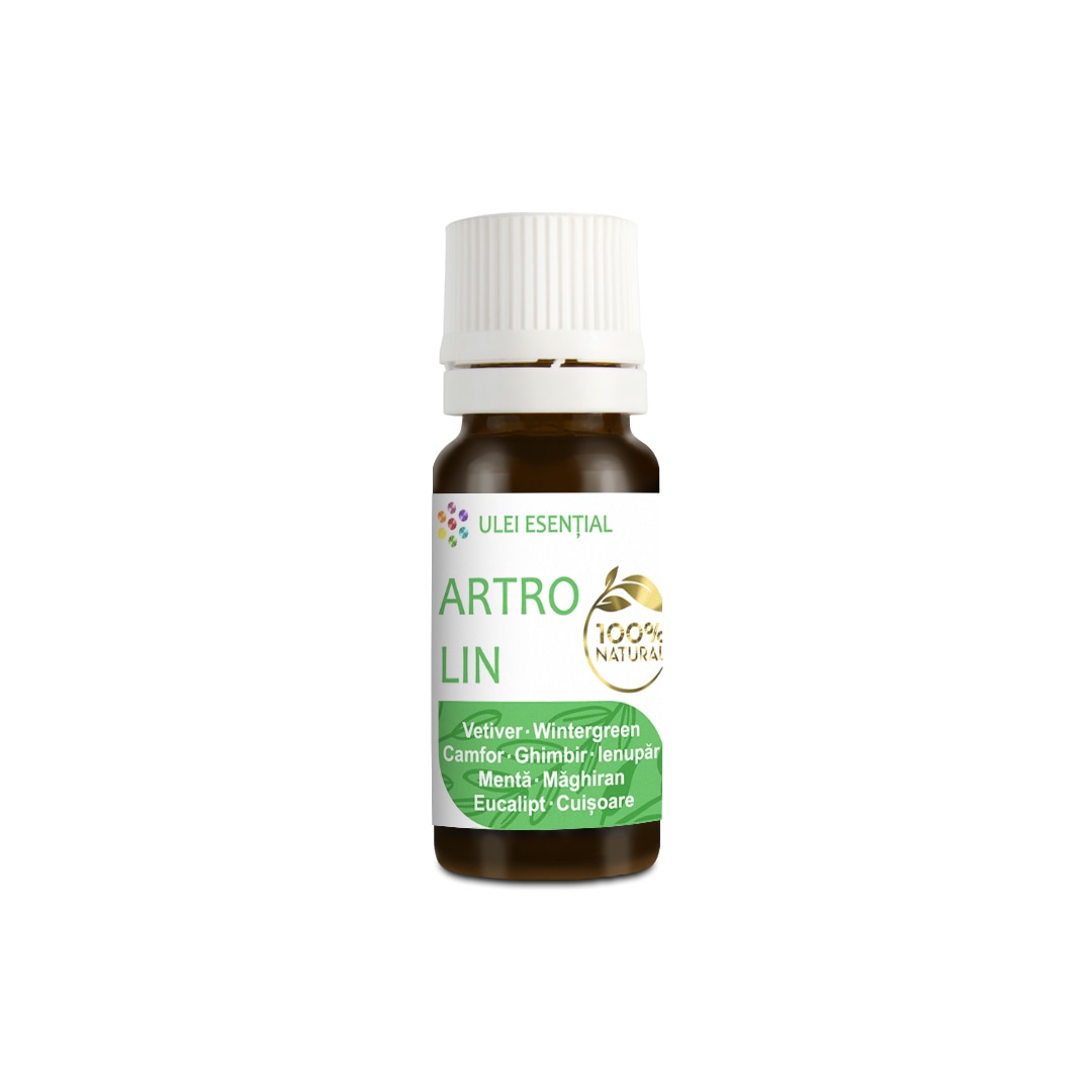 Mix sinergic de uleiuri esentiale naturale, ArtroLin, pentru sanatatea articulatiilor, 10ml