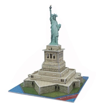 Puzzle 3D, model statuia libertatii, 31 piese, 16x22x2 cm Puzzle 3D, model statuia libertatii, 31 piese, 16x22x2 cm