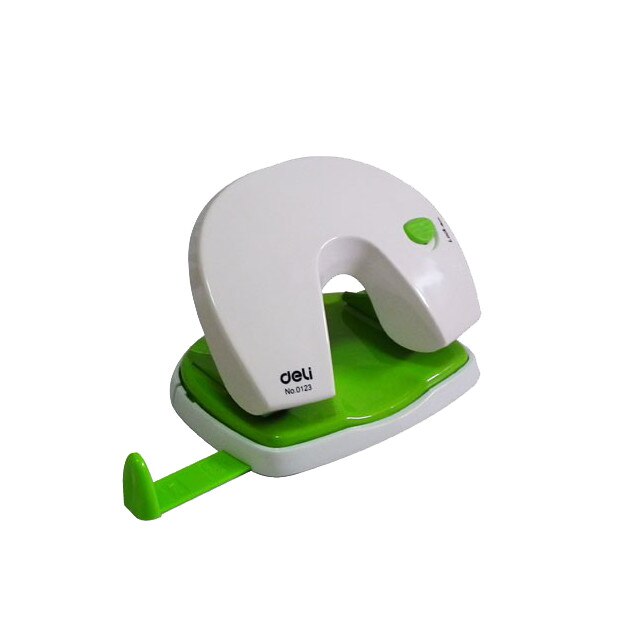 Perforator plastic 20 coli Deli 123 alb