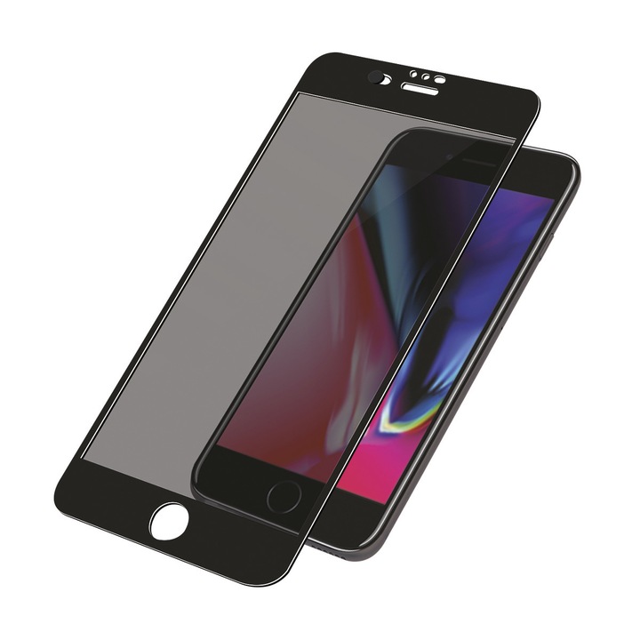 PanzerGlass CamSlider fólia, Dual Privacy Apple Iphone 6 / 6s / 7/8 Plus, fekete