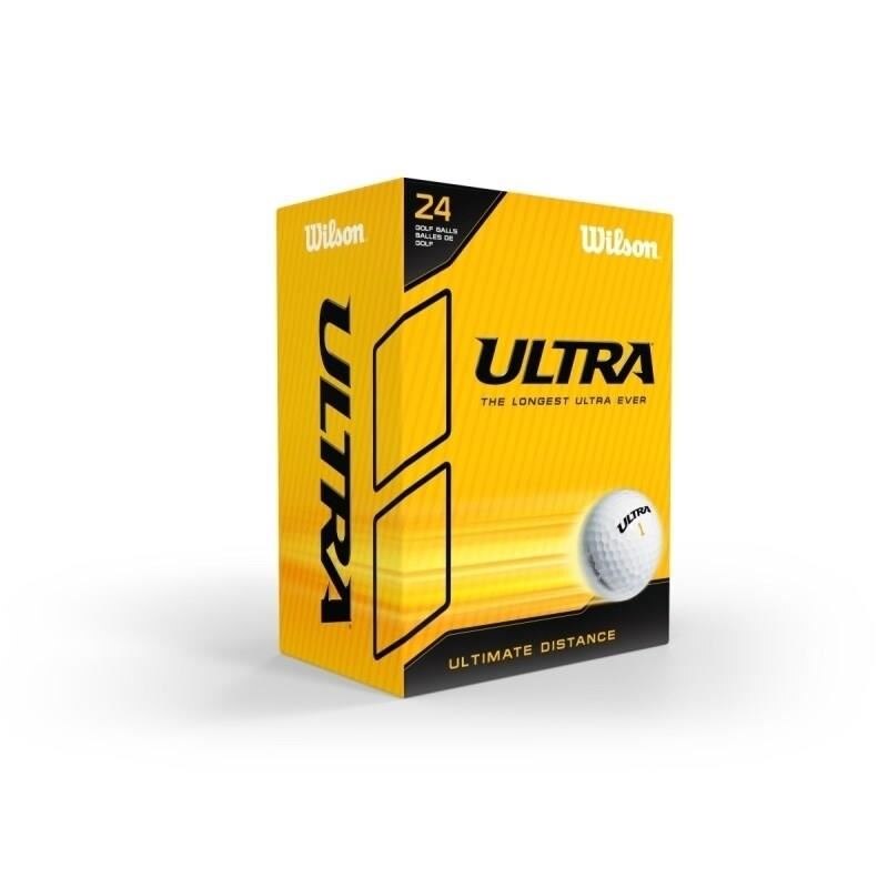 Set mingi golf Wilson ULTRA, albe, 24 bucati