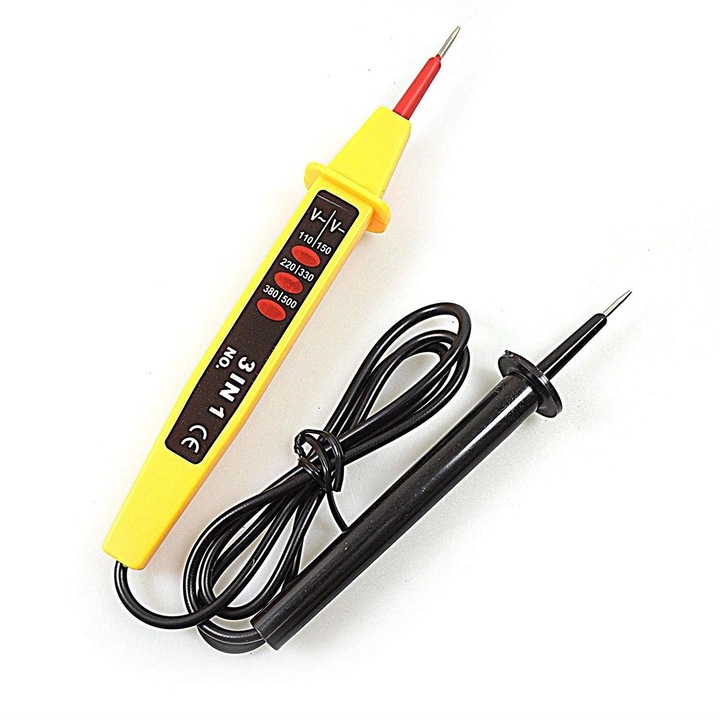 Tester JQ-9923 3 in 1, de tensiune electrica AC si DC Tensiune AC