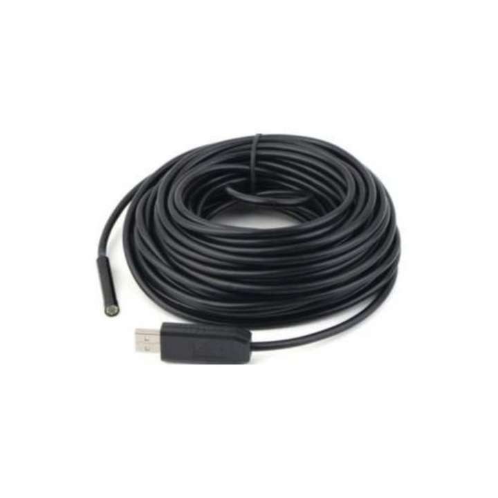 Camera endoscop foto/ video, diametru 7mm, cablu de 5m, waterproof