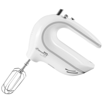 Mixer de mana cu maner ergonomic, Hausberg HB 4115, alb, 250W Mixer de mana cu maner ergonomic, Hausberg HB 4115, alb, 250W