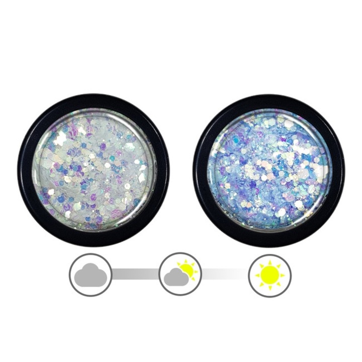 UV effect glitter #322 - világító körömdísz