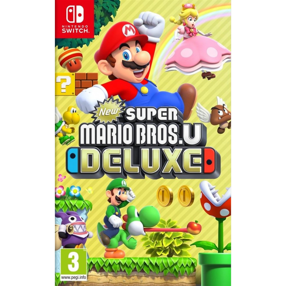 New Super Mario Bros U Deluxe Nintendo Switch Játékszoftver 