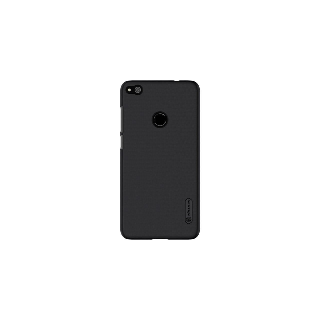 Husa Huawei P8 Lite,P9 Lite (2017) + Folie Protectie-Nillkin Frosted Shield Negru