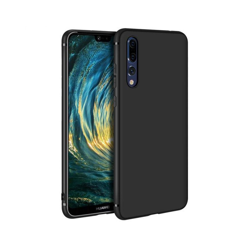 Husa Huawei P20, silicon, ultraslim, negru