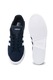 adidas Performance, Daily 2.0 Liverpool F.C. Strike sneakers cipő nyersbőr és bőrszegélyekkel, Fehér, Tengerészkék, 7.5