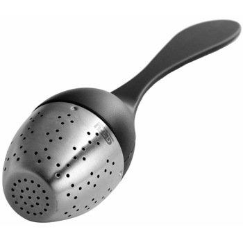 Filtru de ceai Teva Gefu, Otel inoxidabil, Negru/Argintiu Filtru de ceai Teva Gefu, Otel inoxidabil, Negru/Argintiu