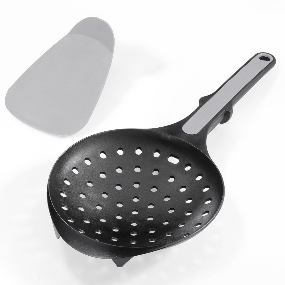 Spumiera si accesoriu Gefu, 45.5 x 17.3 x 3.6 cm, Negru