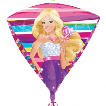 Balon Folie Orbz Barbie, 38 cm x 43 cm Balon Folie Orbz Barbie, 38 cm x 43 cm