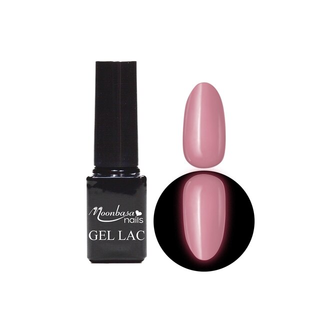 Oja semipermanenta fosforescenta MoonbasaNails, Numarul 652, Roz, 5ml