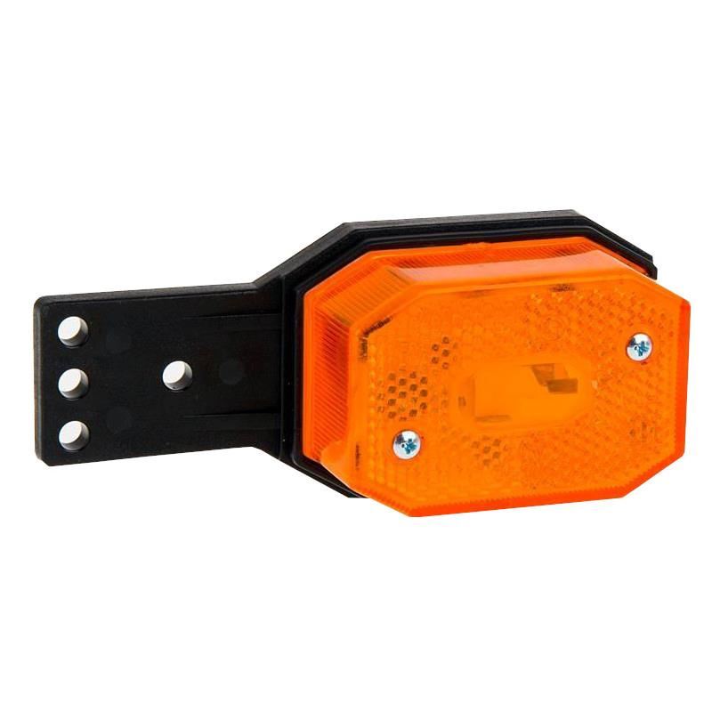 Lampa gabarit 63x42, LED, galbena, suport lateral, FT-001-Z2 Fristom