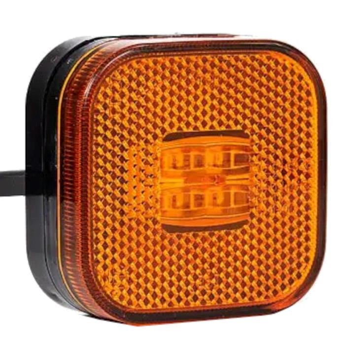 Lampa gabarit 62x62, LED, galbena, 12-36V, FT-027-Z Fristom