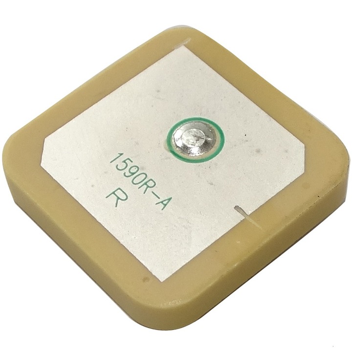 Set antene AERZETIX, ceramica, GLONASS, GPS, RHCP, -40÷105°C, 50Ω, f-1.575÷1.610GHz, 25x25x4 mm, 2 bucati