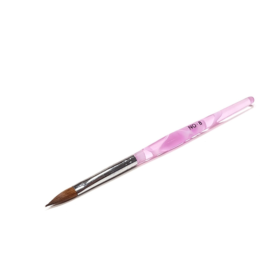 Pensula ascutita din portelan MoonbasaNails, P002-8, Violet