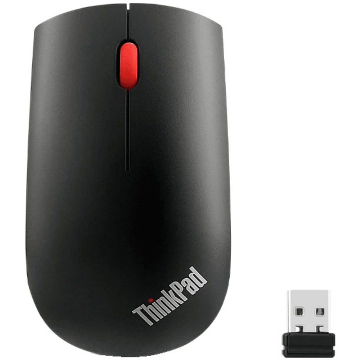 Безжична мишка Lenovo ThinkPad Essential, Черна