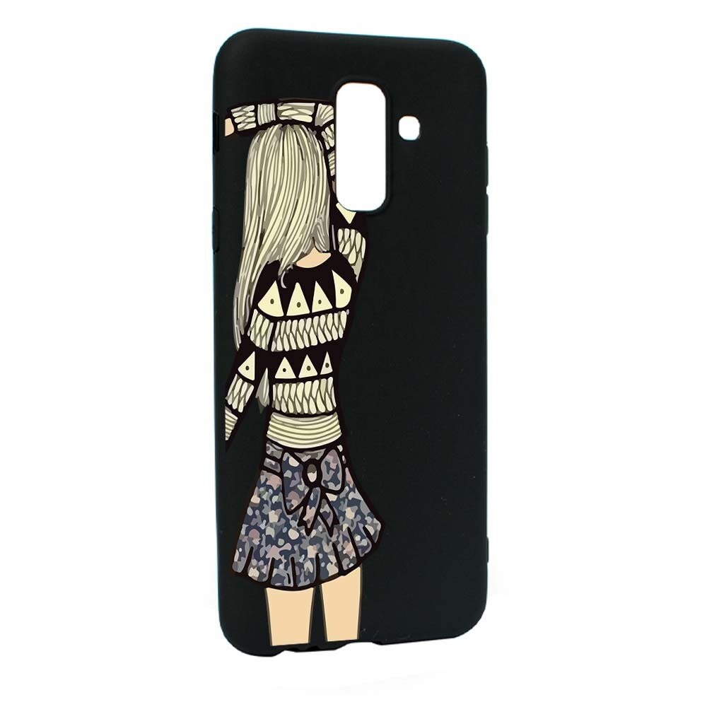 Husa Samsung Galaxy A6 PLUS / Galaxy J8 2018, Silicon, Girl B187