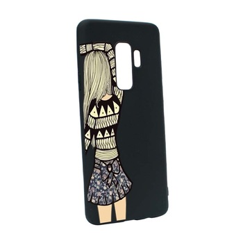 Husa Samsung Galaxy S9 Plus, Silicon, Girl B187 Husa Samsung Galaxy S9 Plus, Silicon, Girl B187