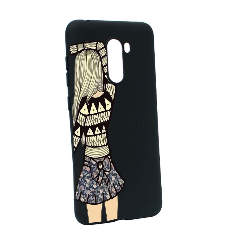 Husa Xiaomi PocoPhone F1, Silicon, Girl B187