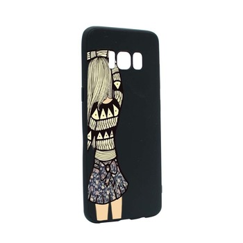 Husa Samsung Galaxy S8, Silicon, Girl B187 Husa Samsung Galaxy S8, Silicon, Girl B187