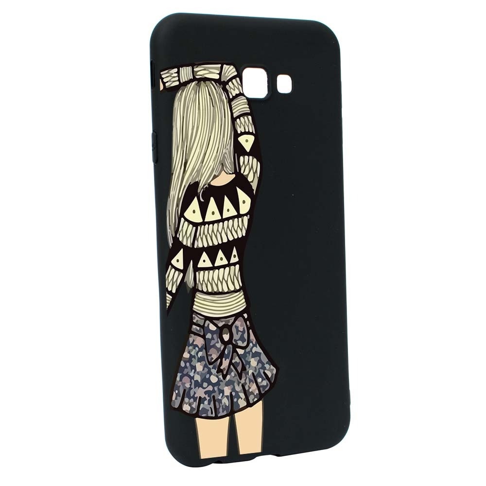Husa Samsung Galaxy J4 Plus, Silicon, Girl B187