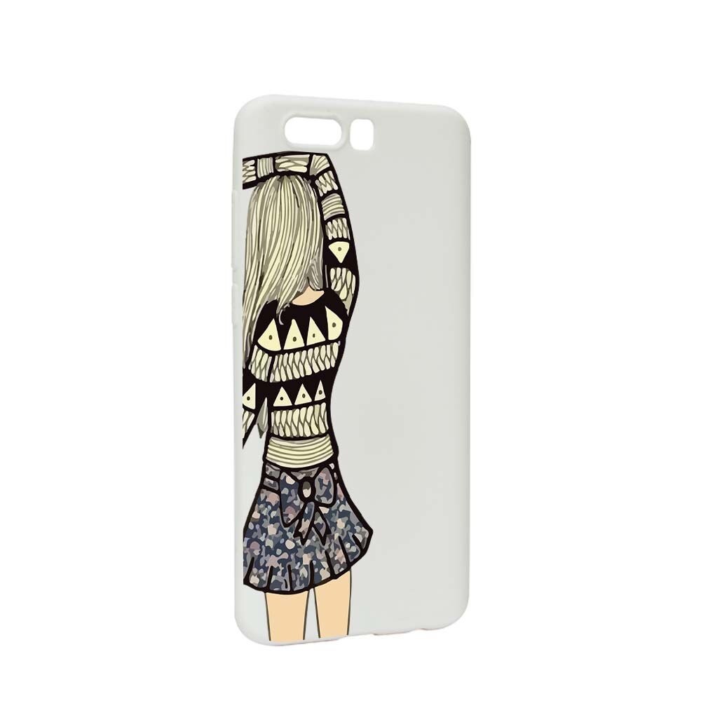 Husa Huawei Honor 9, Silicon, Girl W187
