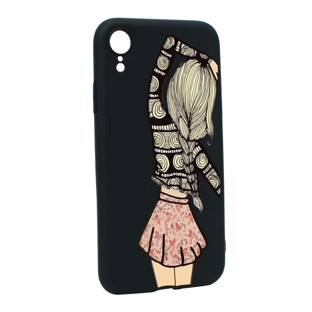 Husa Apple iPhone XR, Silicon, Girl B188