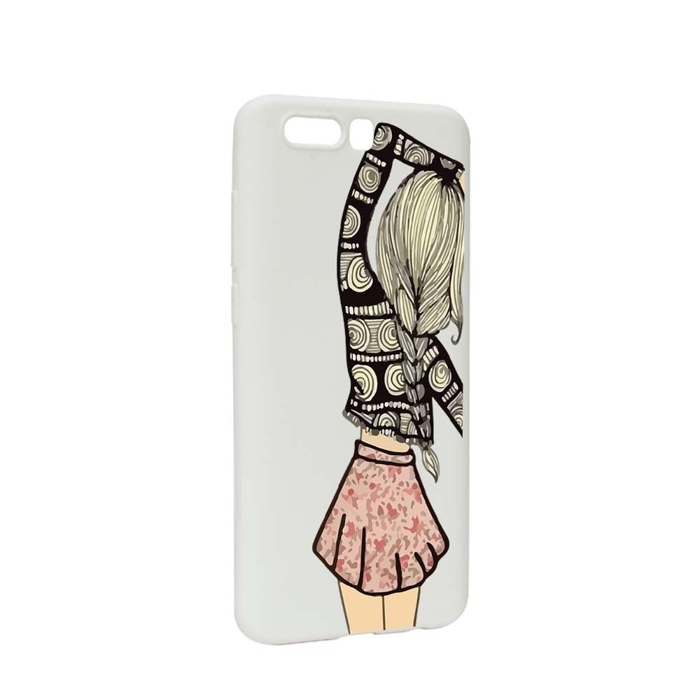 Husa Huawei Honor 9, Silicon, Girl W188
