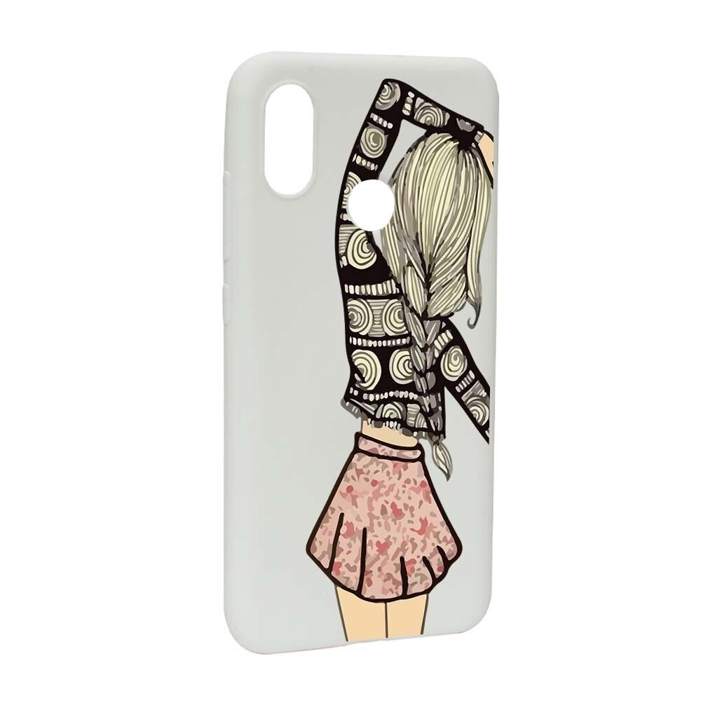 Husa Xiaomi Mi 8, Silicon, Girl W188
