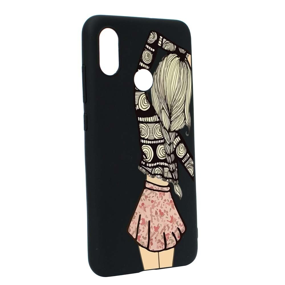 Husa Xiaomi Mi 8, Silicon, Girl B188