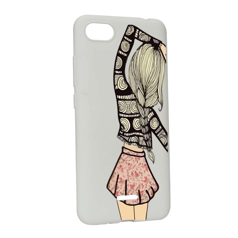 Husa Xiaomi Redmi 6A, Silicon, Girl W188