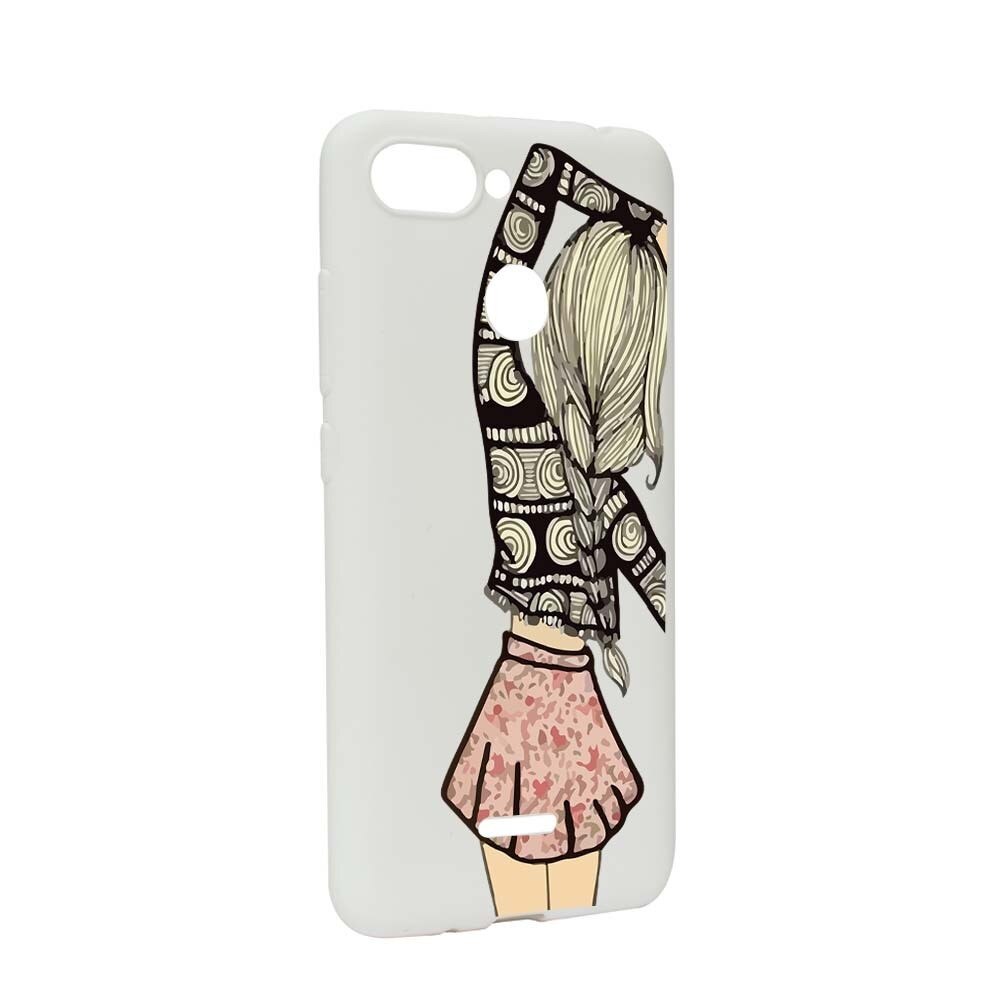 Husa Xiaomi Redmi 6, Silicon, Girl W188