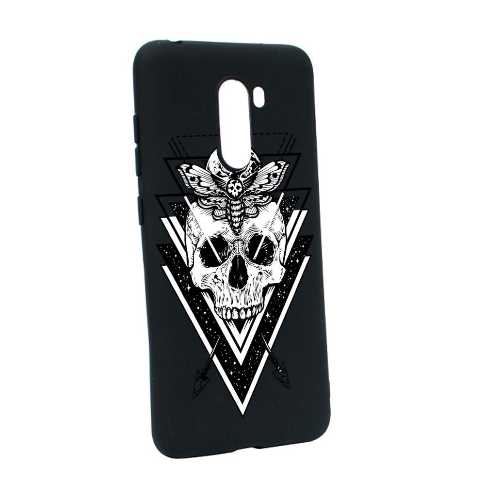 Husa Xiaomi PocoPhone F1, Silicon, Skull B191