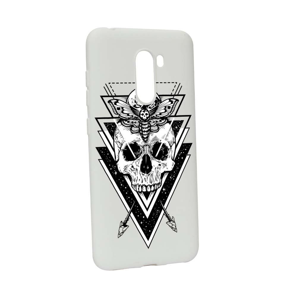 Husa Xiaomi PocoPhone F1, Silicon, Skull W191