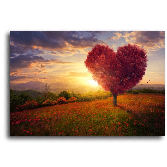 Tablou canvas, Heart Tree, 70 x 50 cm