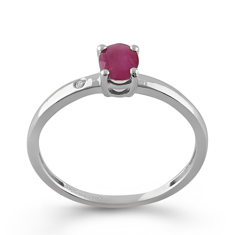 Inel Deruvo Aur 18k Diamant, Rubin, 50 RAJR25746-RUDW