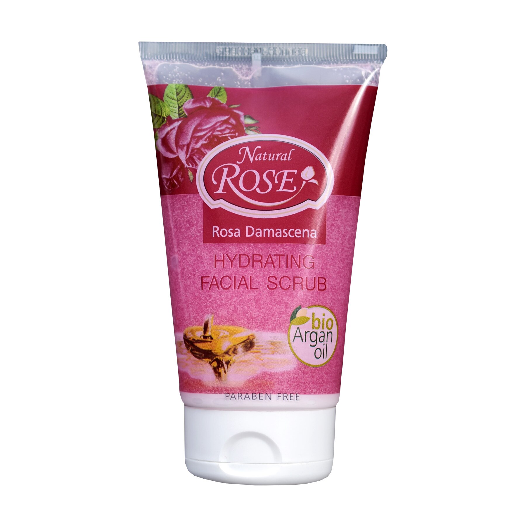 Crema exfolianta hidratanta cu ulei de argan si trandafiri, 150 ml