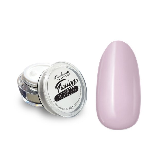Gel acrilic Fusion AcrylGel MoonbasaNails, Baby Pink #005, 30g