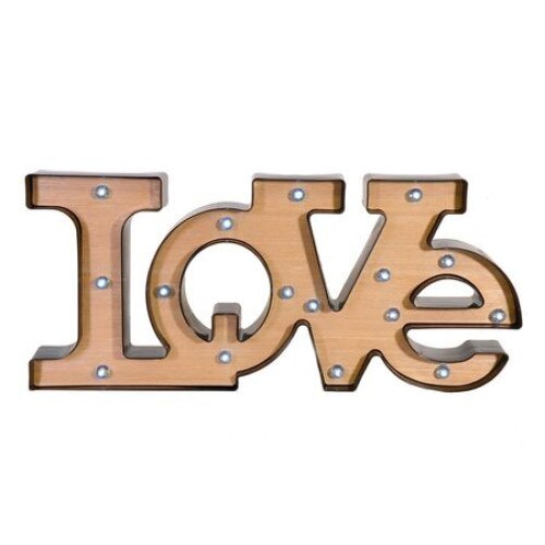 Decoratiune LOVE, 16 x LED, 52 x 23.5 cm,